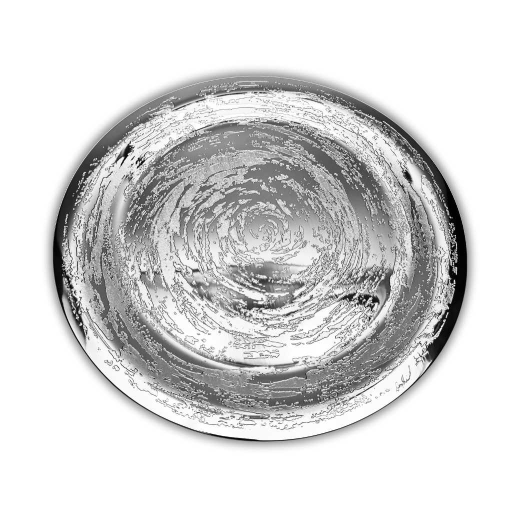 15" Round Tray - Swirl