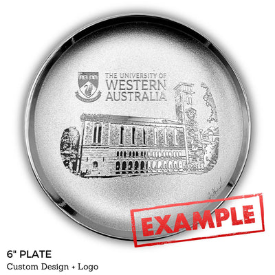6" Plate - Customised Corporate Gift