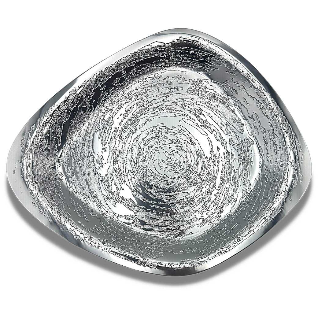 Large Hors d'oeuvre Plate - Swirl