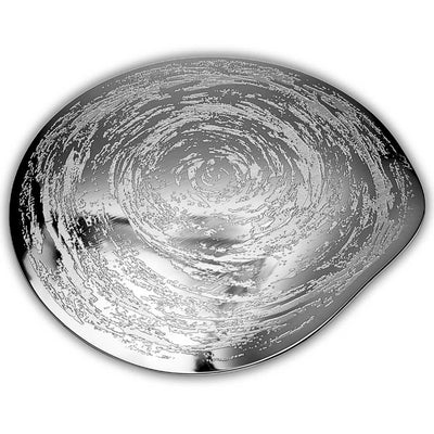 Large Off Round Platter - Swirl