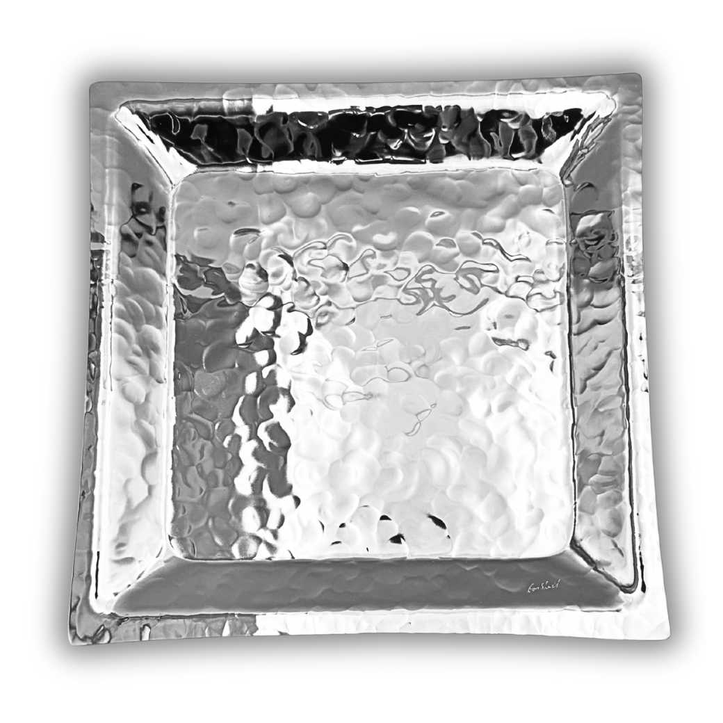 Large Square Tray - Hand Raised