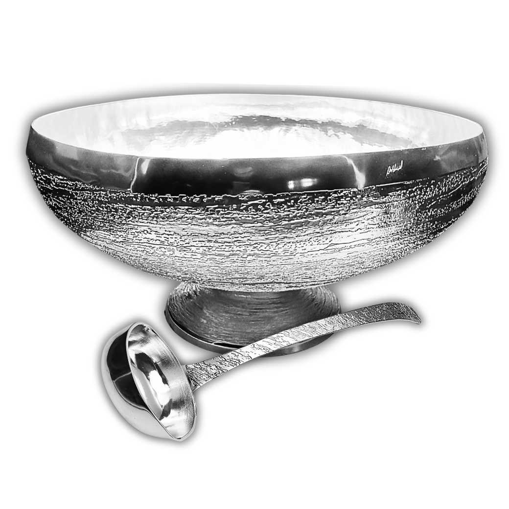 Punch Bowl with Ladle - Swirl