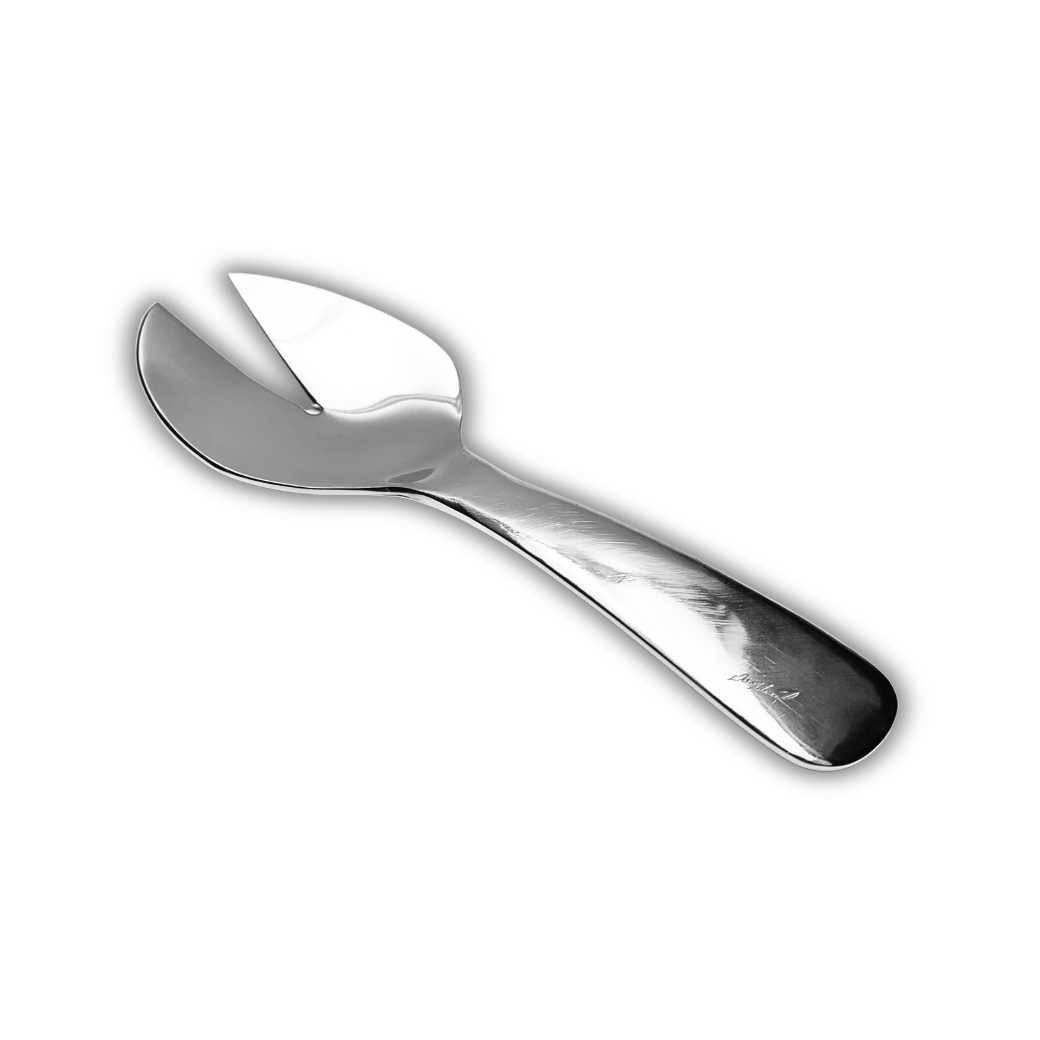 Short Salad Server Fork - Satin