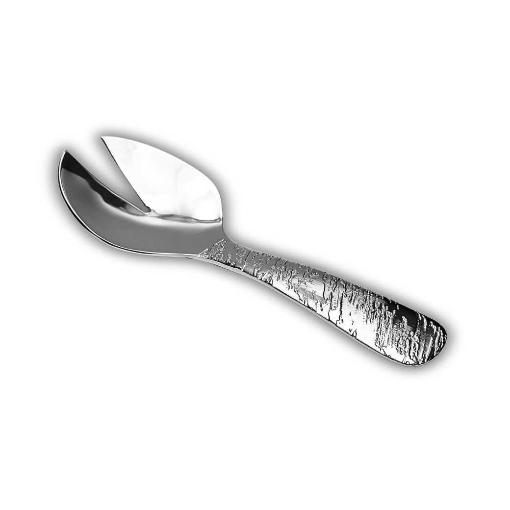 Short Salad Server Fork - Swirl