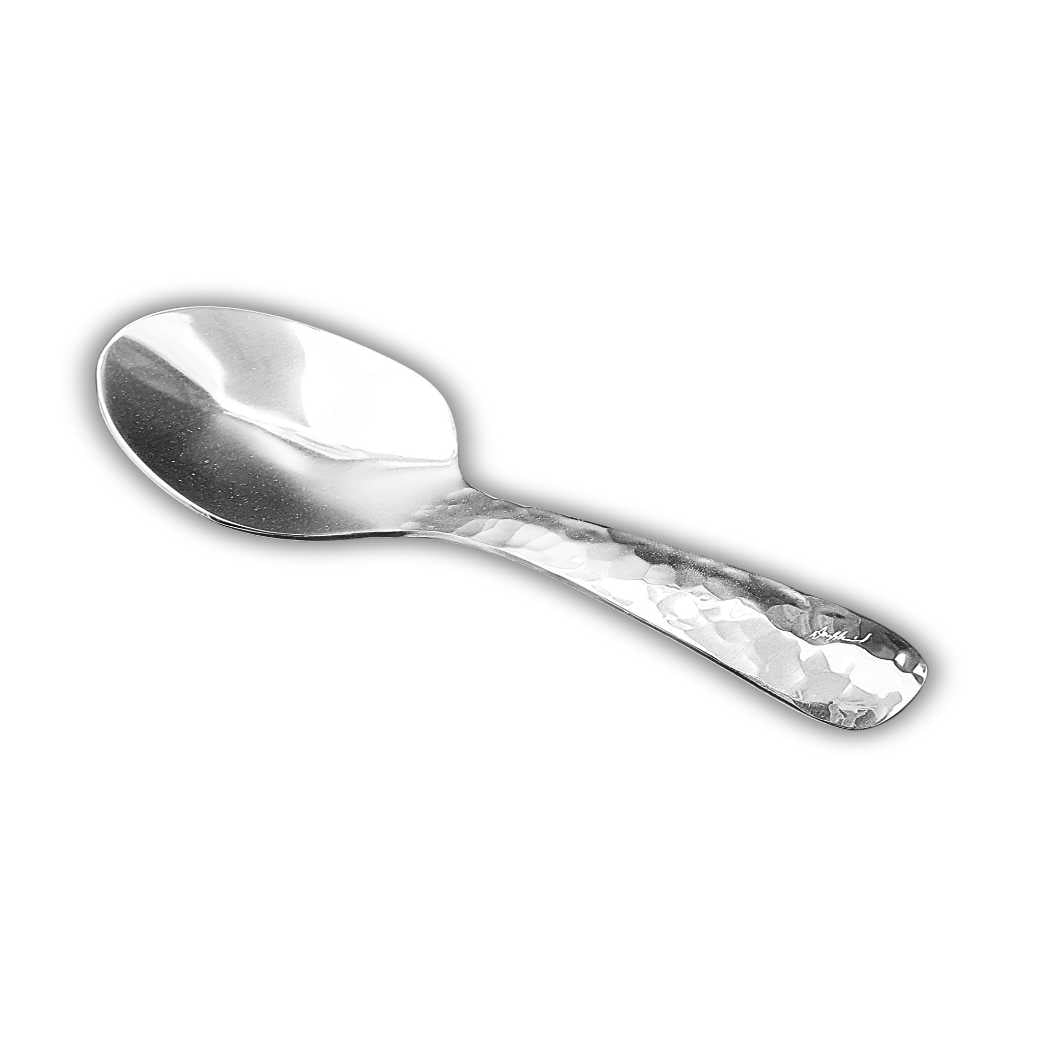 Short Salad Server Spoon - Hand Raised