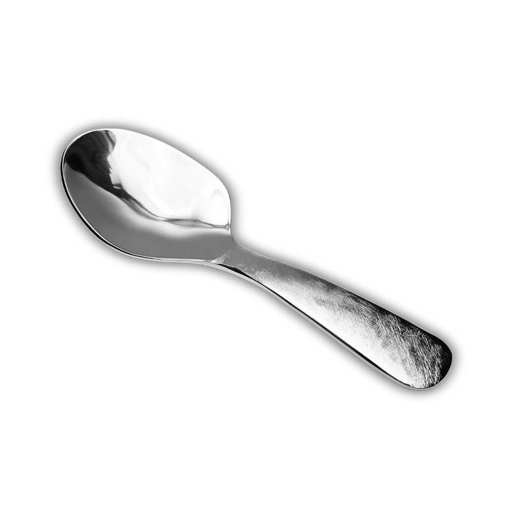 Short Salad Server Spoon - Satin