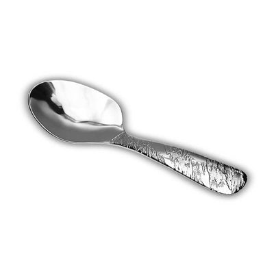 Short Salad Server Spoon - Swirl