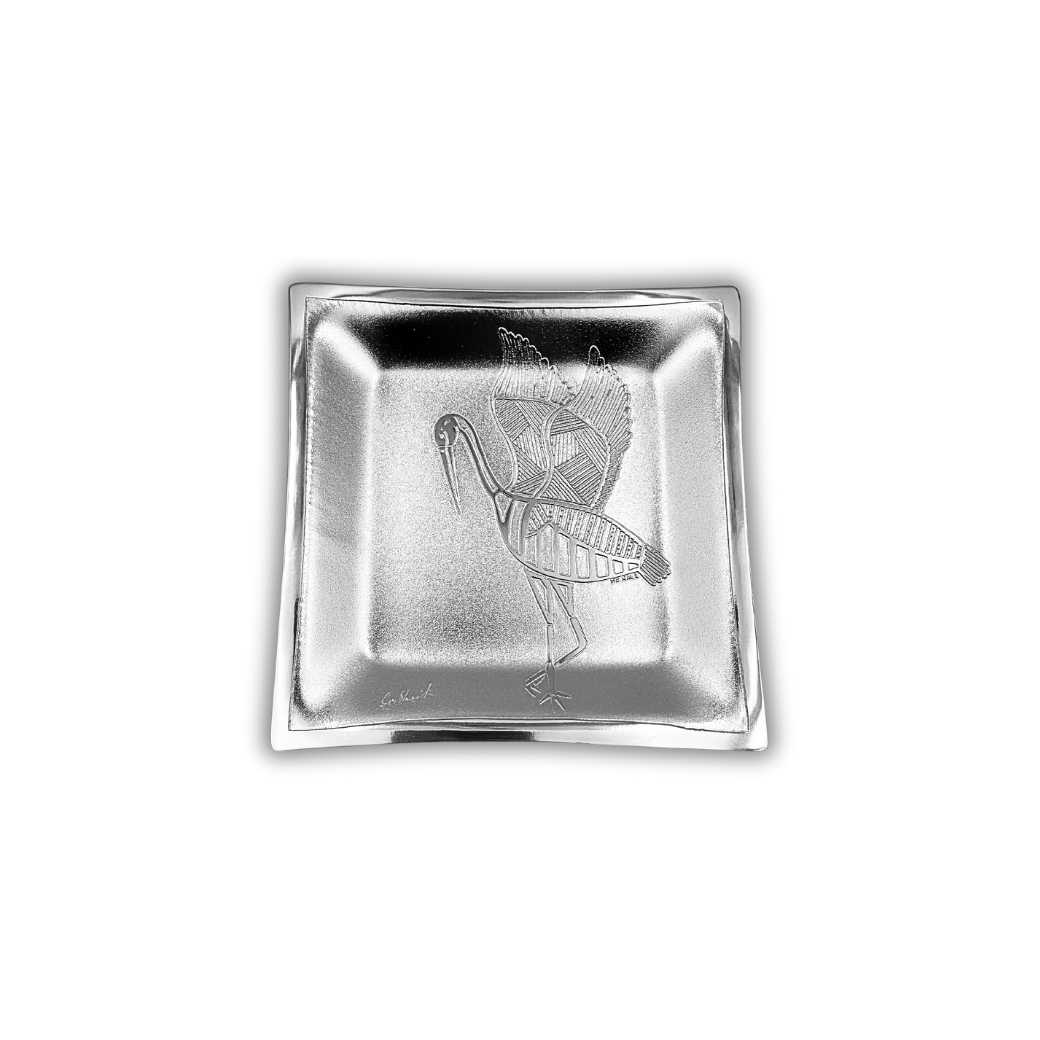 Small Square Tray - Brolga