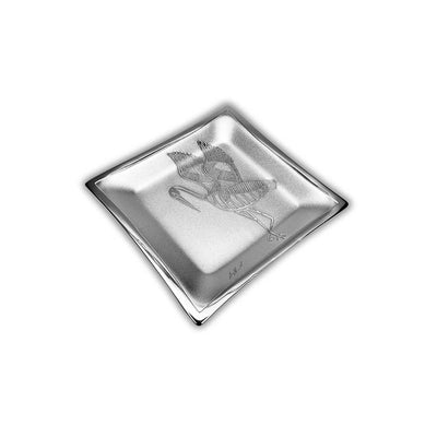 Small Square Tray - Brolga