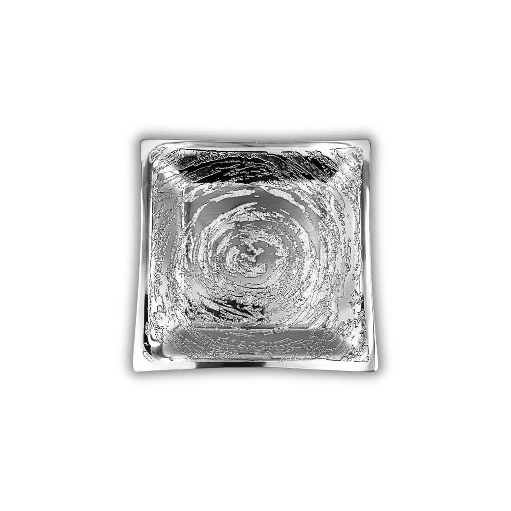 Small Square Tray - Swirl