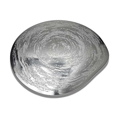 Small Off Round Platter - Swirl