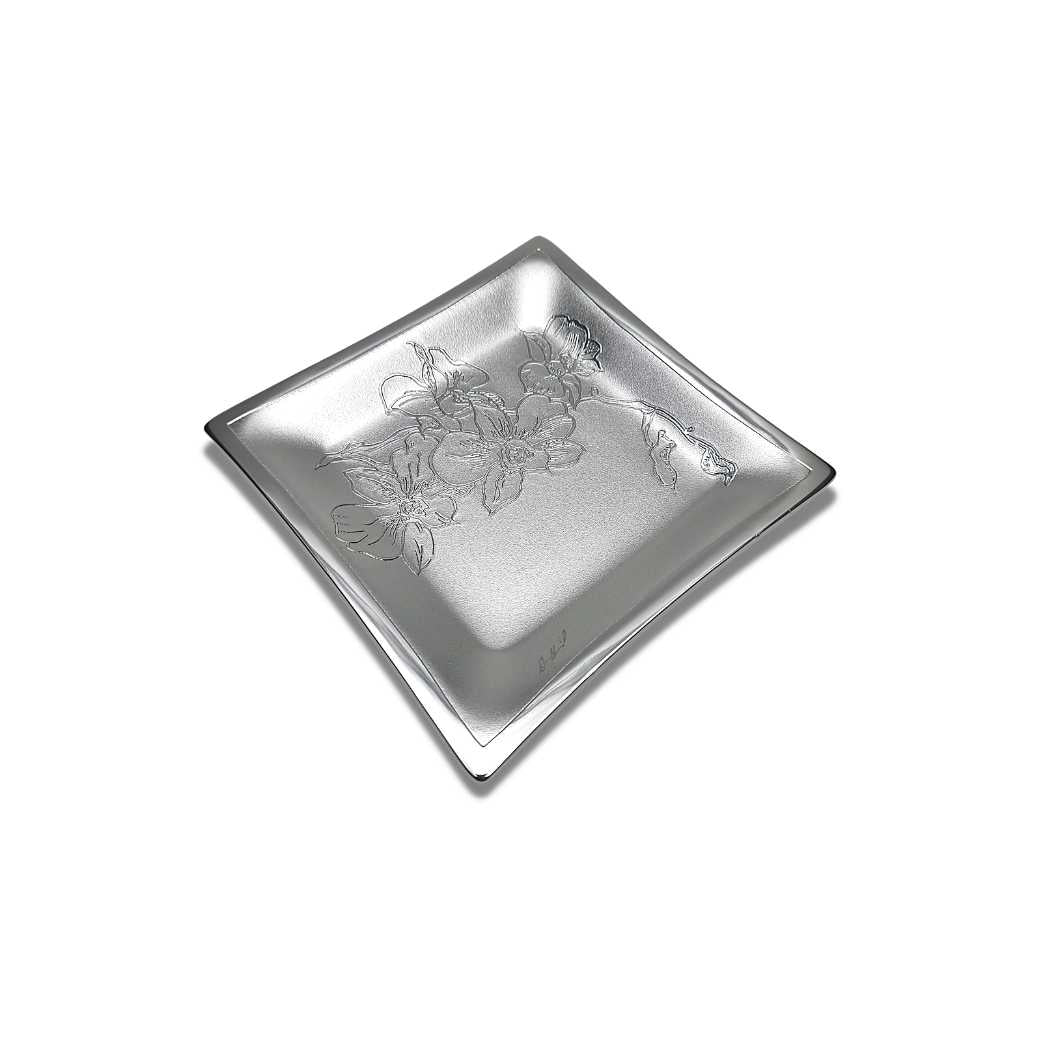 Small Square Tray - Cooktown Orchid